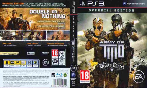Игра Army of Two The Devil's Cartel overkill edition, Sony PS3, 172-37, Баград.рф